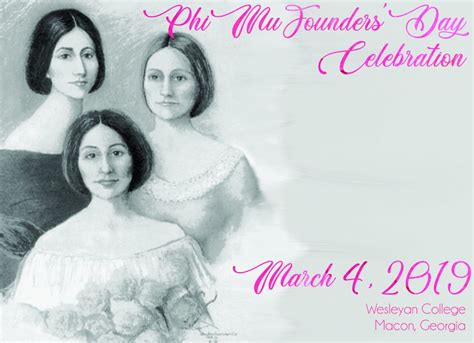 Founders' Day Celebration - Phi Mu