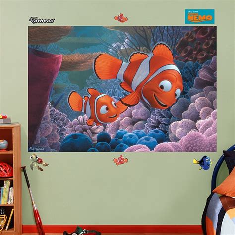 Finding Nemo Mural | Finding nemo wall decals, Wall mural poster, Wall graphics