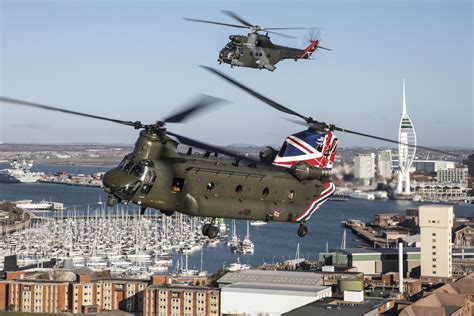 RAF helicopters celebrate 90 years of service with joint flight | Royal ...