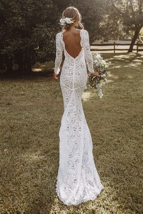 Orla Gown | Low Back Wedding Dress | Grace Loves Lace