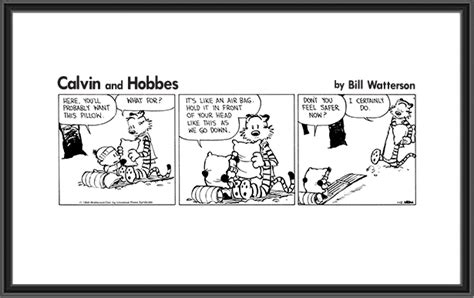 Calvin and Hobbes Print: Snowmen horror