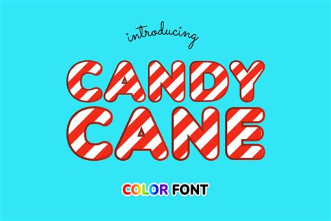 Candy Cane Font by JUSTTYPE · Creative Fabrica