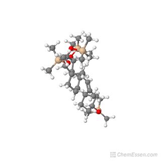 5-Androstene-3-.beta.,15-.alpha.,16-.alpha.,17-.beta.-tetrol, TMS Structure - C31H62O4Si4 - Over ...