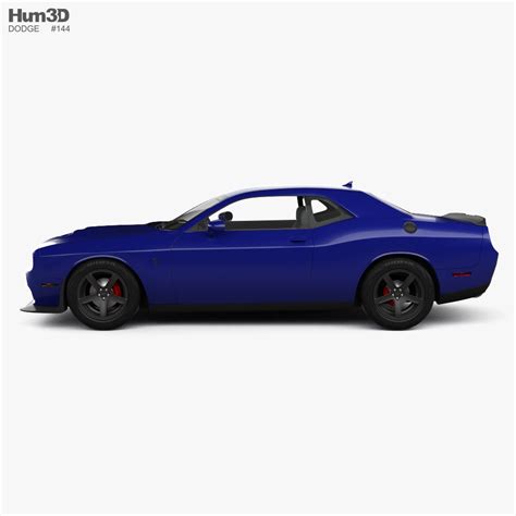 Dodge Challenger SRT Hellcat 2024 3D model - Download Sports car on 3DModels.org