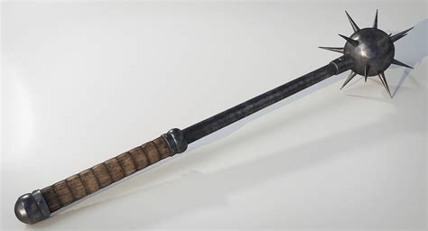 Medieval morningstar mace 3D model - TurboSquid 1154614