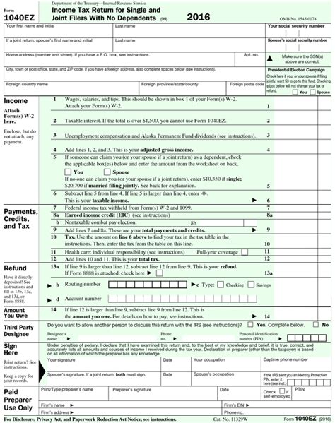 2017 Federal Income Tax Tables 1040ez | Brokeasshome.com