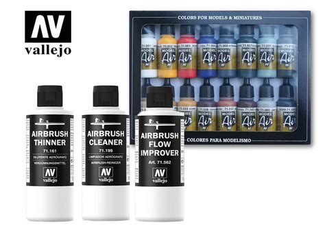 Vallejo Basic Colors & Additives Starter Kit - Everything Airbrush