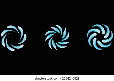 Abstract Whirlpool Logo Design Symbol Art Stock Vector (Royalty Free) 2134240829 | Shutterstock