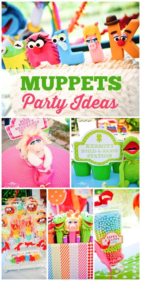 What an amazing birthday party celebrating the Muppet Show! See more party ideas at CatchMyParty ...