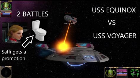 USS Equinox VS USS Voyager | 2 Battles | Star Trek Bridge Commander ...