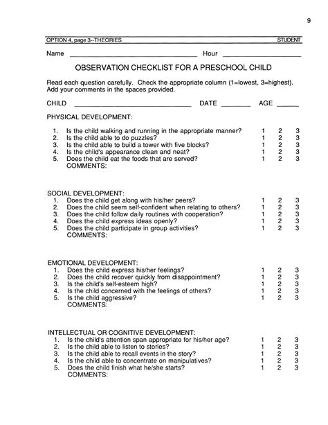 Pin by Jeanie Morrison on Early Childhood Ideas | Preschool assessment, Teacher observation ...