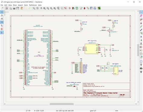 Creating a Raspberry Pi Compute Module 4 (CM4) Carrier Board in KiCad