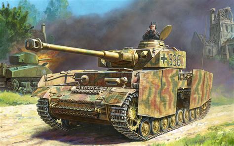 Рисунок Panzer IV Ausf. H на рабочий стол | Бронетехника War Wallpapers