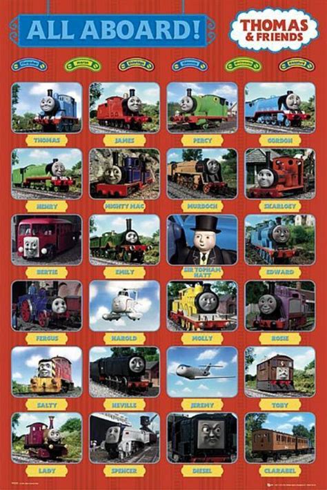 Thomas and Friends : All Aboard - Maxi Poster 61cm x 91.5cm new and ...