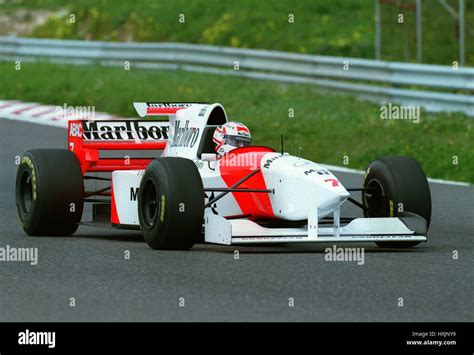 NIGEL MANSELL MARLBORO MCLAREN MERCEDES 95 10 March 1995 Stock Photo ...