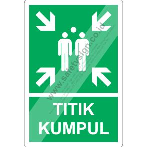 EVACUATION SIGN RAMBU K3 JALUR EVAKUASI MURAH