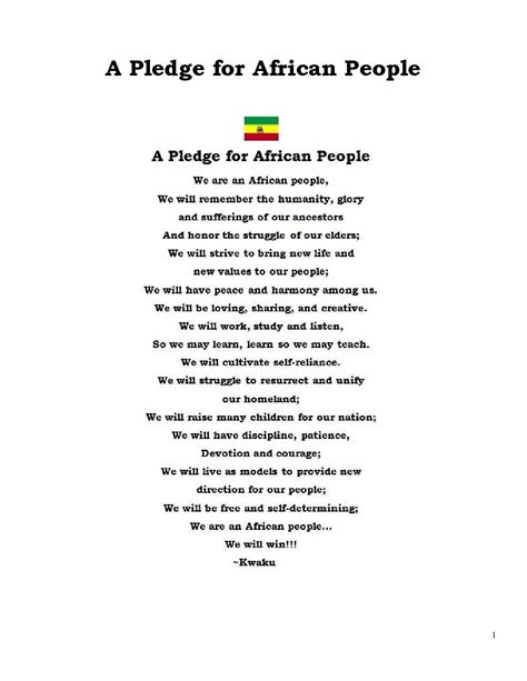 A Pledge for African People by Keddist Sellassie - Issuu