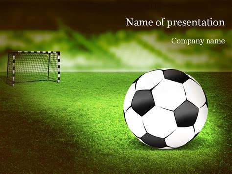 Soccer PowerPoint Template & Background for Presentation | Football template, Powerpoint ...