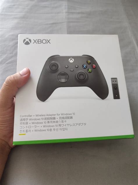 XBOX Wireless Controller + Wireless Adapter for Windows 10, Video Gaming, Gaming Accessories ...