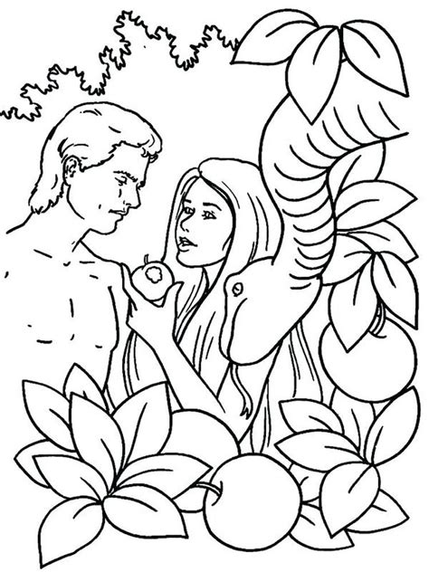 Printable Adam And Eve Template