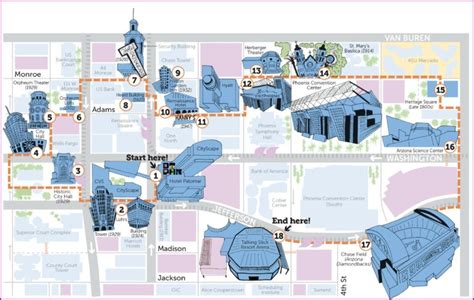 Hotels In Downtown Phoenix Map Map : Resume Examples