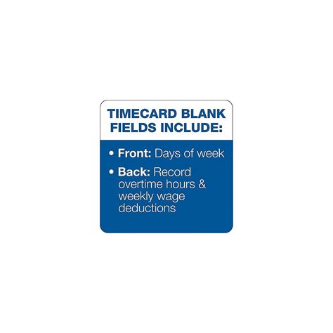 TOPS Attendance Time Cards for Employees, Weekly, Yellow 500/Box (TOP1291) - Walmart.com