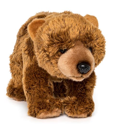 Wildlife Tree 12" Stuffed Grizzly Bear Plush Floppy Animal Kingdom ...