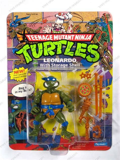 {Playmates} Teenage Mutant Ninja Turtles (1988-1992) - Leonardo w/ Storage Shell -TMNT – Teenage ...