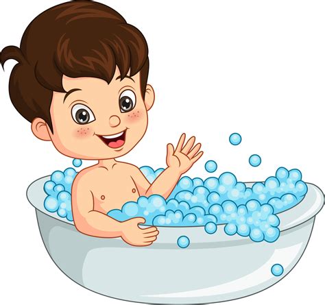 Kids Bathing Vector Art, Icons, and Graphics for Free Download