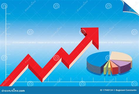 Arrow Chart stock vector. Illustration of abstract, chart - 17940134