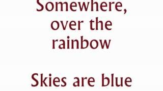 "Somewhere Over the Rainbow" from The Wizard of Oz karaoke/instrumental Chords - ChordU