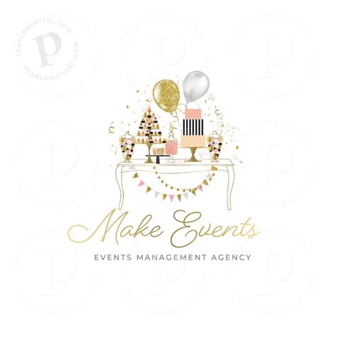 Party Logo Design, Event Logo Design, Balloon Logo, Party Table Logo ...