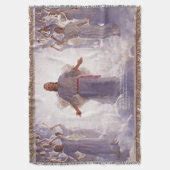 Jesus & his Angels Throw Blanket | Zazzle