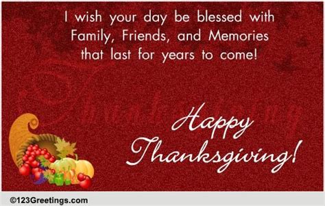 A Thanksgiving Prayer Card! Free Prayers eCards, Greeting Cards | 123 ...