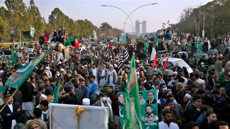 Thousands Protest In Islamabad Against Pakistani Prime Minister Khan