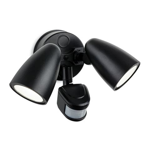 Firstlight Security LED Contemporary Outdoor PIR Light In Black Finish ...