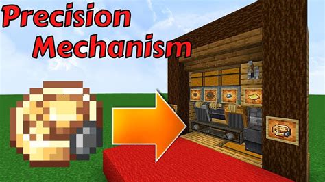 Minecraft Tutorial | Create Mod | Precision Mechanism - YouTube