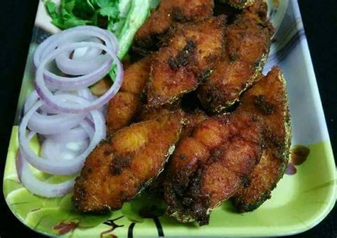 Rohu Fish Fry Recipe by Akum Raj Jamir - Cookpad