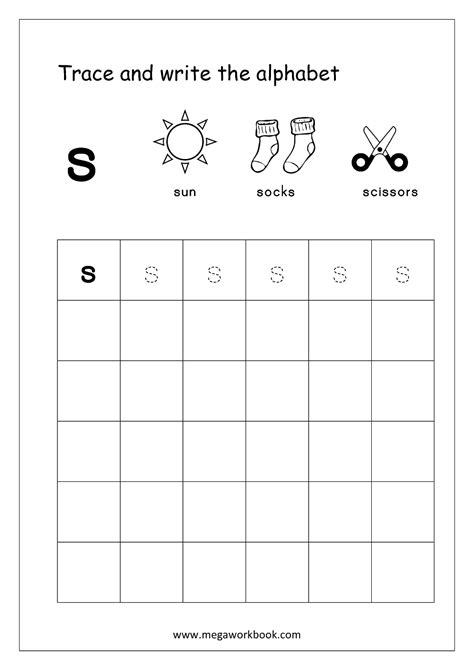 Kindergarten Alphabet Worksheets - Free Printable Alphabet Worksheets - Alphabet Writing ...