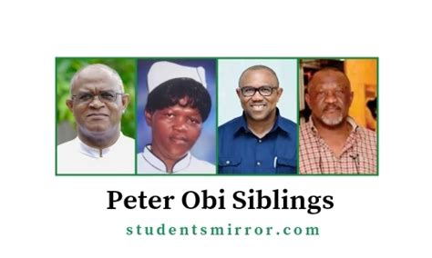 Peter Obi Siblings: What You Should Know – Students Mirror