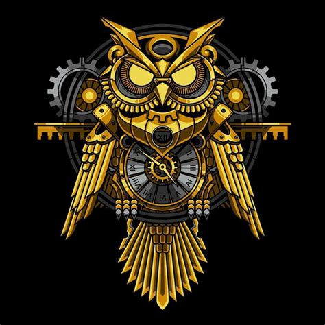 Pin by Diane on owls | Steampunk illustration, Steampunk owls, Owl illustration