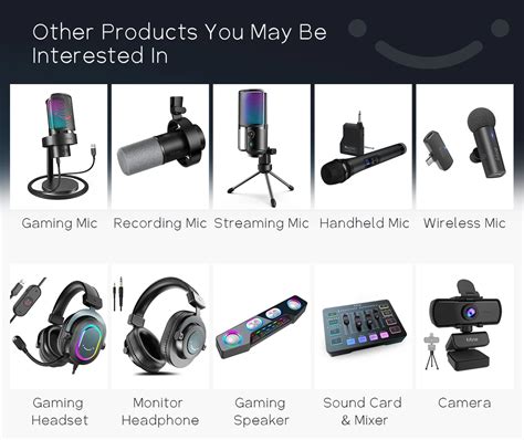 Fifine Professional Gaming Microphone Usb Recording Studio Microphone Rgb Streaming Condenser ...