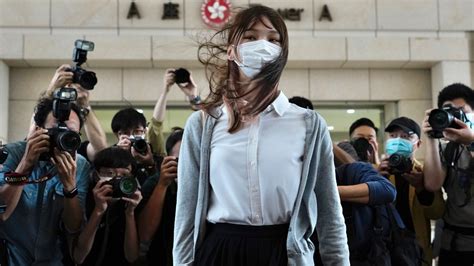 Hong Kong pro-democracy activist Agnes Chow jumps bail and moves to ...