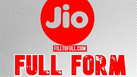 What is the full form of JIO sim || What does JIO telecommunication ...