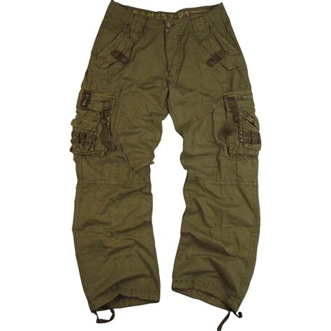 Men's Military Cargo Pants 36x32 Khaki #12211 - Walmart.com