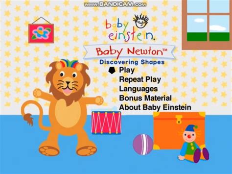 Baby Newton DVD Menu | The True Baby Einstein Wiki | Fandom