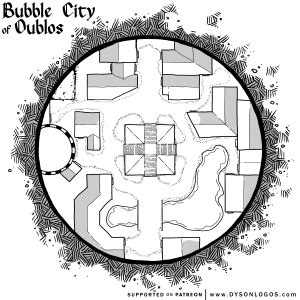 The Bubble City of Oublos | Dyson's Dodecahedron