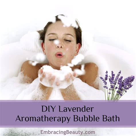 DIY Lavender Aromatherapy Bubble Bath