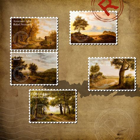 ART Postage Stamps :: Behance