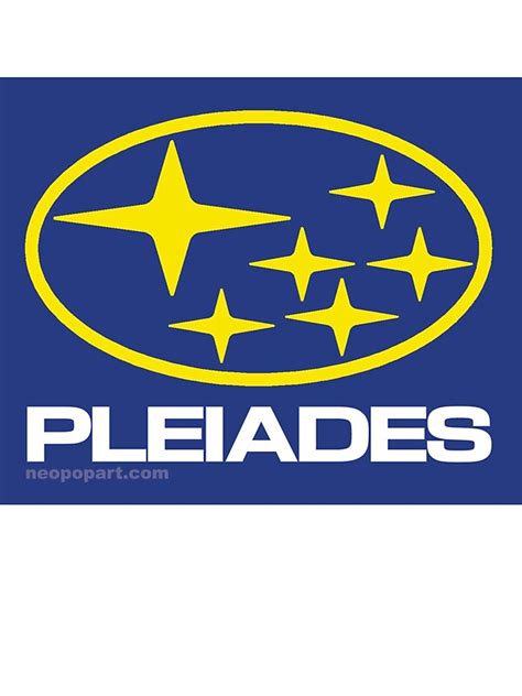 "Pleiades Mythology Esoteric Mystery School Subaru Auto Logo" Stickers by neoPOPart | Redbubble